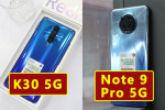 So sánh Redmi Note 9 Pro 5G và Redmi K30 5G