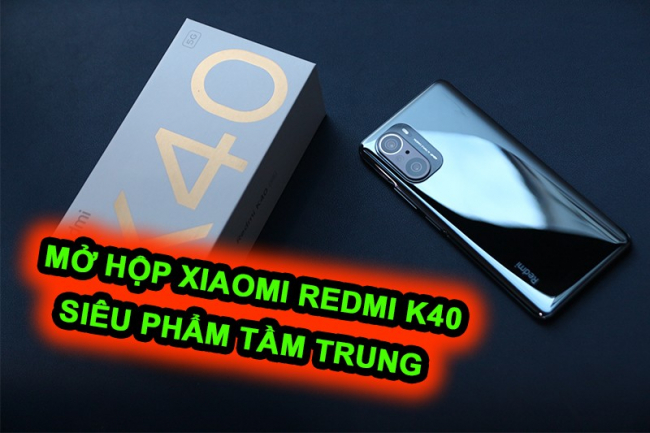 Redmi K40 6/128GB Fullbox Mở Seal