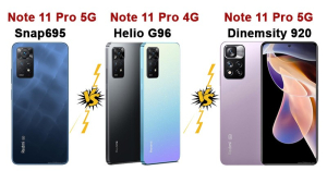 So sánh Redmi Note 11 Pro 5G chính hãng vs xách tay: chênh nhau đến 3tr