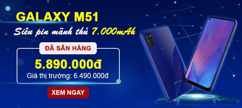 Samsung M51 
ĐÃ CÓ HÀNG