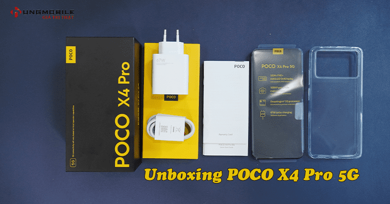 Unboxing POCO X4 Pro 5G: Cấu hình mạnh, Pin siêu trâu