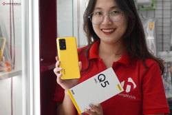Trên tay Realme Q5 Pro Yellow: Vàng hơn cả vàng thật