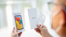 Mở hộp Samsung Galaxy M14: Pin 6000mAh trâu nhất tầm giá