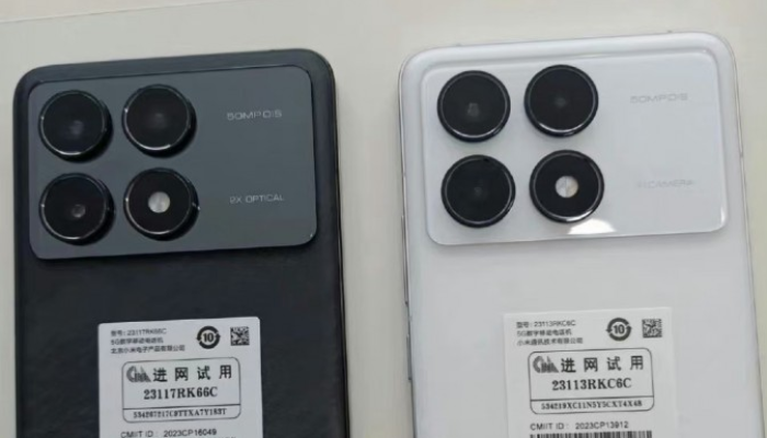 Redmi K70 và K70 Pro rò rỉ hình ảnh thực tế độc đáo