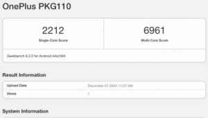 OnePlus Ace 5 xuất hiện trên Geekbench: Trang bị Snapdragon 8 Gen 3