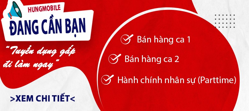 TUYỂN DỤNG GẤP