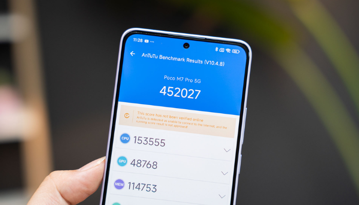 Điểm AnTuTu POCO M7 Pro 5G bao nhiêu? Chip Dimensity 7025 Ultra có đủ mạnh?