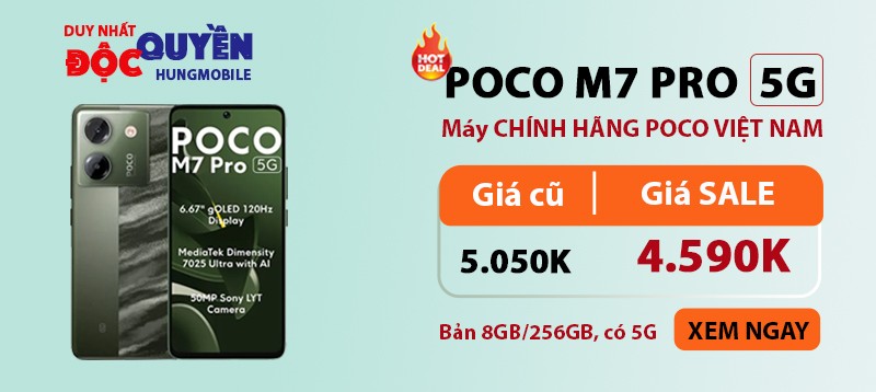POCO M7 PRO - GIẢM 900K