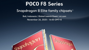 POCO F8 Ultra chuẩn bị ra mắt: Siêu chip Snapdragon 8 Gen 5, loa Bose cao cấp