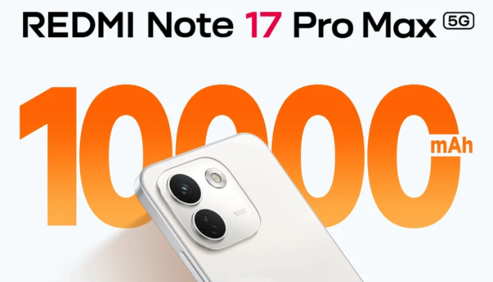 Redmi Note 17 Pro Max 5G ra mắt: Pin 10.000mAh đầu tiên của Xiaomi