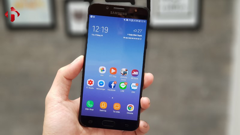 Galaxy J7 Plus trang bị màn hình Fullhd sắc nét