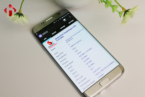 Galaxy S7 Edge sở hữu một cấu hình mạnh
