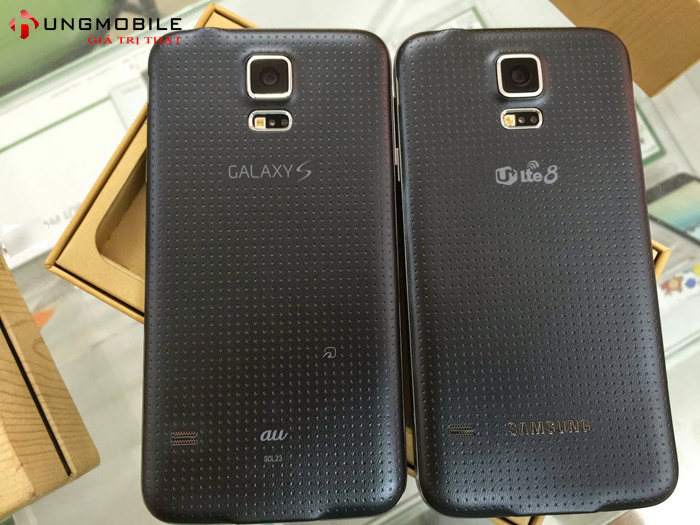 Sự khác biệt giữa Galaxy S5 Au và Galaxy S5 quốc tế!