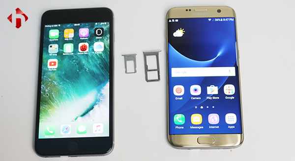 Galaxy S7 edge chống nước và có thêm thẻ nhớ ngoài