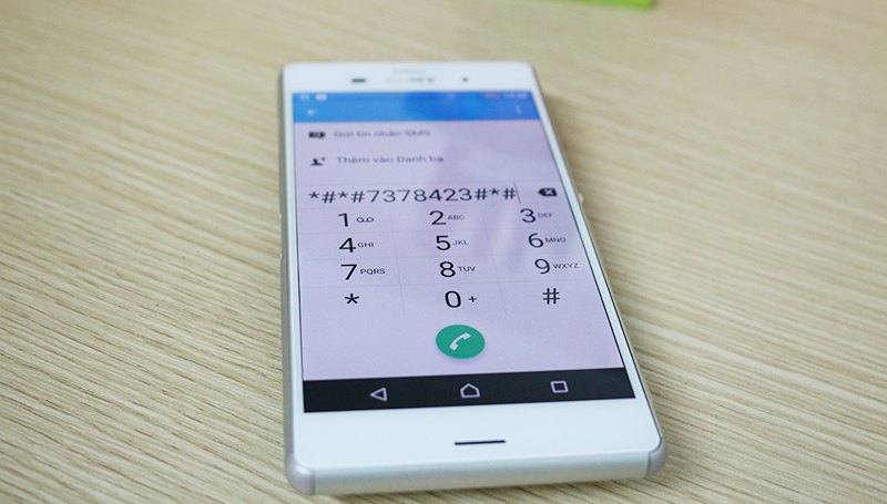 Kiểm tra tính năng của máy