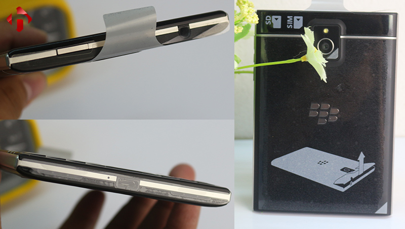 Mặt sau và các cạnh Blackberry Passport xách tay Pháp