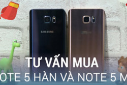 Nên chọn Samsung Galaxy Note 5 Mỹ hay Note 5 Hàn ?
